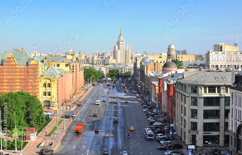 Fotoroleta panoramiczny miasto rosja