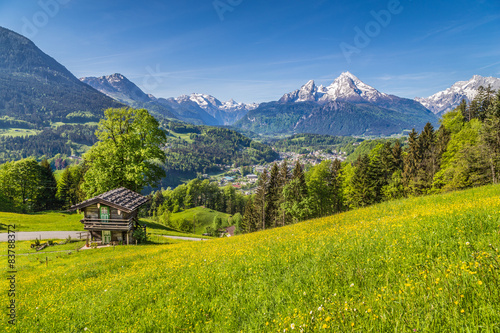 Fototapeta europa trawa panorama natura wieś