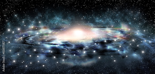 Fotoroleta glob noc galaktyka