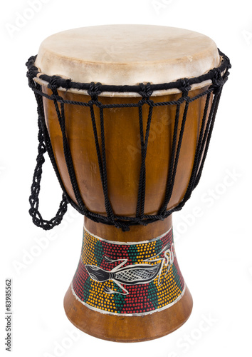 Plakat bęben afryka muzyka djembe
