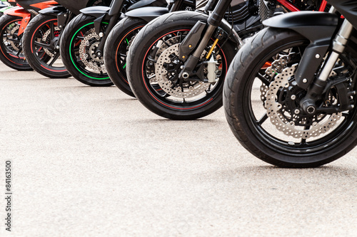 Obraz na płótnie sport silnik motocykl nowoczesny park