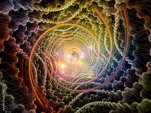 Obraz na płótnie spirala kompozycja ruch