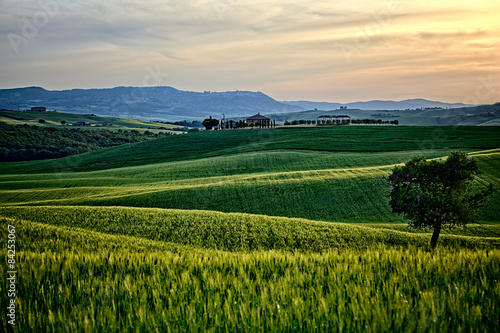 Fototapeta lato wieś europa rolnictwo krajobraz
