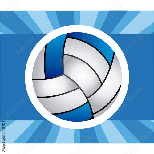 Fototapeta volleyball emblem design
