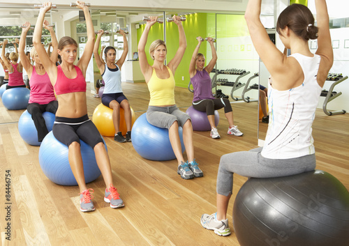 Naklejka ćwiczenie zdrowy siłownia azjatycki