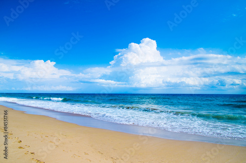 Obraz na płótnie tropikalny fala pejzaż plaża lato