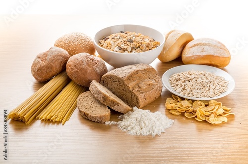Naklejka pszenica mąka jedzenie
