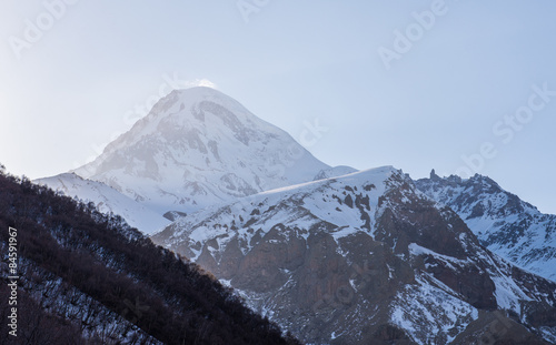 Fototapeta pejzaż kaukaz śnieg góra