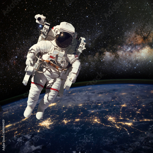 Fototapeta wszechświat glob kosmos astronauta gwiazda
