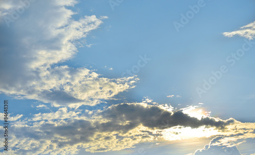 Obraz na płótnie niebo widok natura słońce