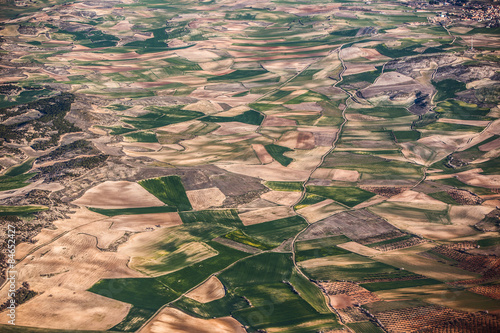 Obraz na płótnie drzewa hiszpania rolnictwo panorama