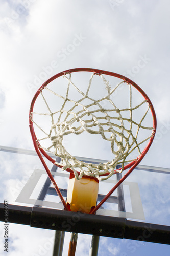 Obraz na płótnie droga niebo koszykówka sport