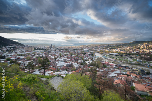 Naklejka krajobraz widok kaukaz