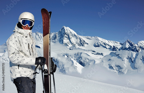 Fototapeta mężczyzna austria śnieg narty