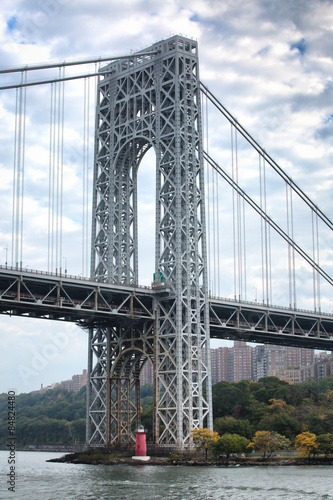 Obraz na płótnie miejski woda ameryka most droga
