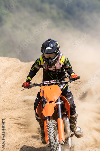 Fotoroleta wyścig lekkoatletka motocykl motocyklista