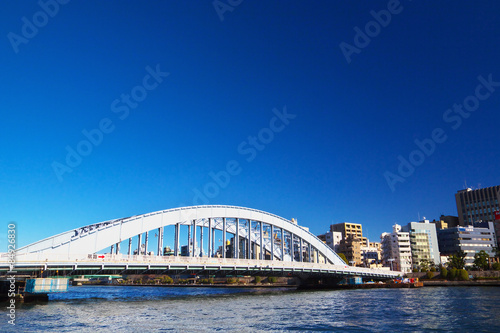 Plakat most miejski tokio japonia