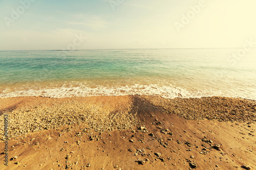 Obraz na płótnie brzeg lato woda
