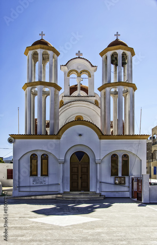 Fototapeta dzwon wyspa kościół