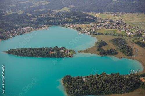 Obraz na płótnie austria natura wyspa widok las