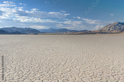 Fototapeta The Racetrack Playa Dry Lake in Death valley National Park in Ca