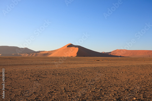 Fotoroleta wydma krzew pejzaż pustynia niebo