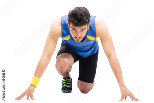 Obraz na płótnie ćwiczenie lekkoatletka ciało