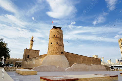 Plakat stary arabski wieża
