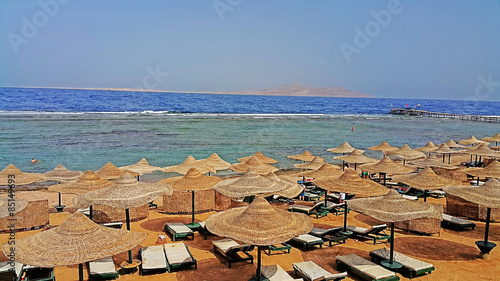 Fototapeta woda morze plaża egipt