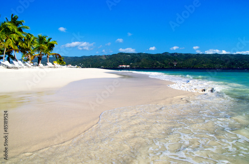 Obraz na płótnie raj fala tropikalny wyspa