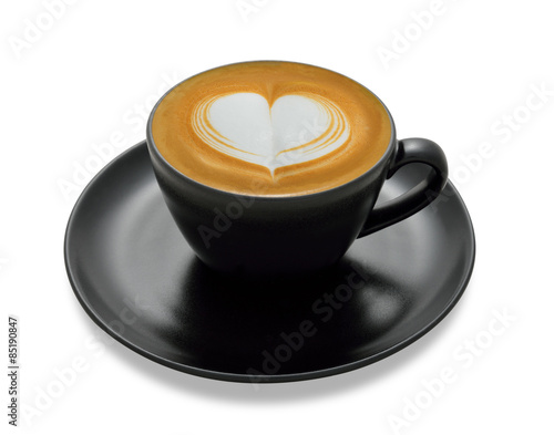 Fototapeta szczyt kawiarnia jedzenie mleko serce