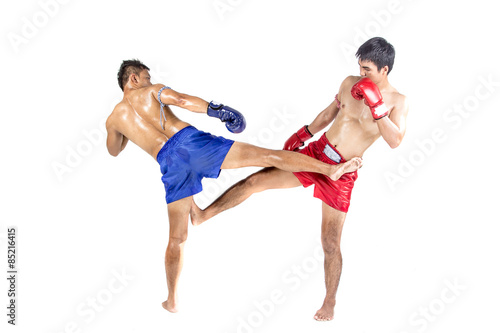 Naklejka kick-boxing boks bokser sztuki walki