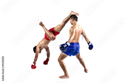Naklejka vintage boks sztuki walki fitness ćwiczenie