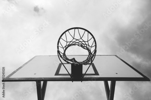 Fotoroleta niebo koszykówka sport widok ulica