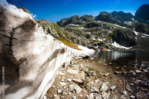 Obraz na płótnie klif lato pejzaż góra tatry