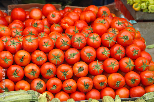 Fotoroleta warzywo pomidor owoc sklep spożywczy