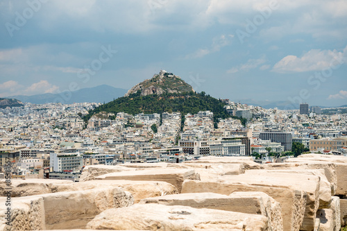 Fototapeta widok panorama ateny grecja śródmieście