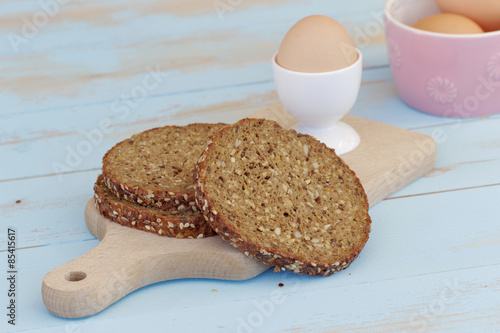 Fotoroleta chleb razowy białka żółtozłoty usunąć gruby