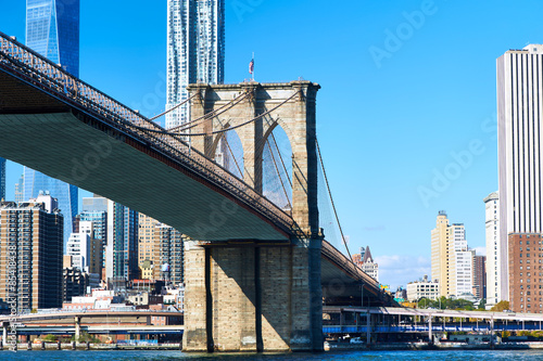 Fototapeta brooklyn śródmieście niebo ameryka architektura