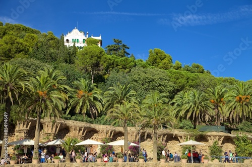 Fototapeta palma architektura hiszpania