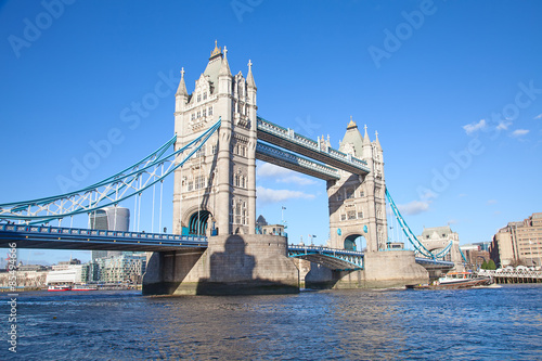 Naklejka miasto londyn tamiza most europa