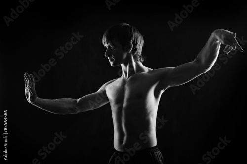 Fotoroleta ruch zdrowie ciało kick-boxing