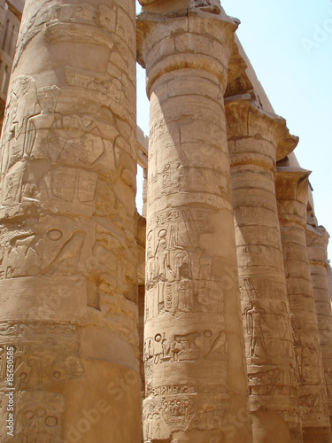 Naklejka architektura obraz świątynia egipt