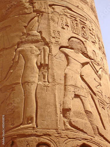 Obraz na płótnie świątynia obraz egipt narodowy stary