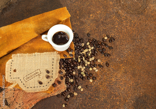 Obraz na płótnie napój kawa energiczny arabski
