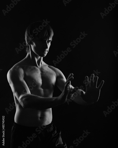 Fotoroleta sport sztuki walki ciało piękny ludzie