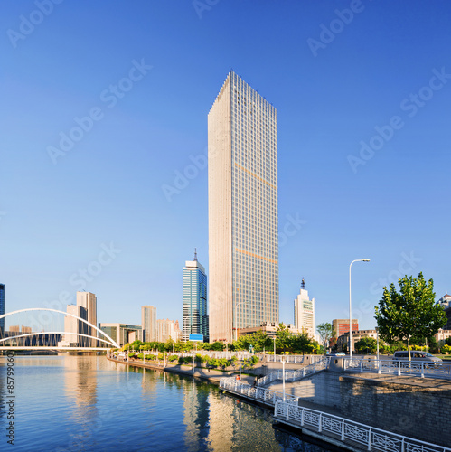 Fototapeta panorama miejski śródmieście azjatycki architektura