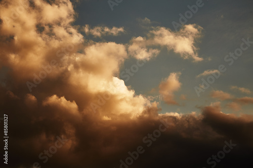 Fotoroleta natura sztorm niebo pejzaż widok