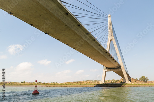 Obraz na płótnie most niebo woda hiszpania portugalia