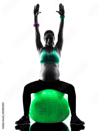 Fotoroleta ćwiczenie sport fitness kobieta